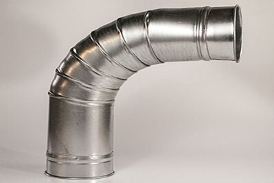 KB DUCT & HOSES KB DUCT CLAMP TOGETHER DUCT ELBOW: PLEATED (NON-WELDED) Dust Collection (Ducting) | GLOBAL SALES GROUP, LLC